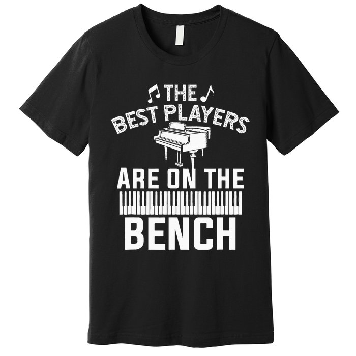 Funny Piano Player Art  Musician Orchestra Teacher Premium T-Shirt