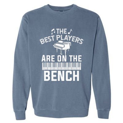 Funny Piano Player Art  Musician Orchestra Teacher Garment-Dyed Sweatshirt