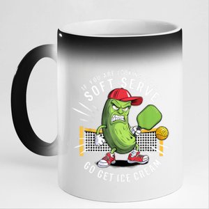 Funny Pickleball Player With Paddleball Lovers Paddle Dink Gift 11oz Black Color Changing Mug