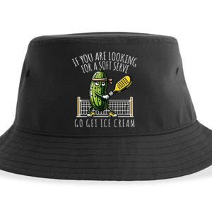 Funny Pickleball Player Paddleball Lover Sustainable Bucket Hat