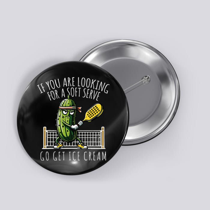 Funny Pickleball Player Paddleball Lover Button