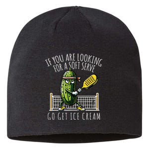 Funny Pickleball Player Paddleball Lover Sustainable Beanie