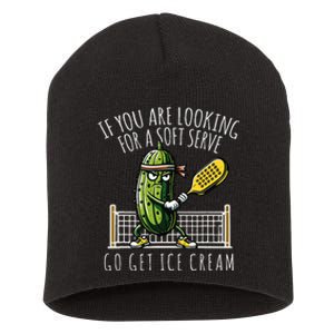 Funny Pickleball Player Paddleball Lover Short Acrylic Beanie