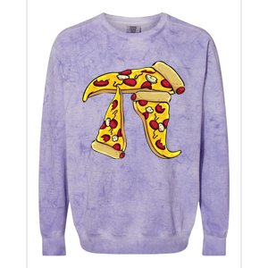 Funny Pizza Pi Day Funny Gift Colorblast Crewneck Sweatshirt