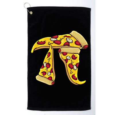 Funny Pizza Pi Day Funny Gift Platinum Collection Golf Towel