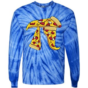 Funny Pizza Pi Day Funny Gift Tie-Dye Long Sleeve Shirt