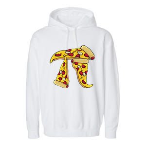 Funny Pizza Pi Day Funny Gift Garment-Dyed Fleece Hoodie