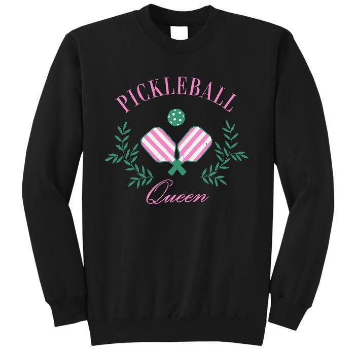 Funny Pickleball Paddle Pickleball Queen Dink Retro Vintage Sweatshirt