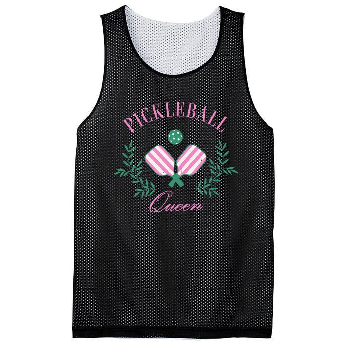 Funny Pickleball Paddle Pickleball Queen Dink Retro Vintage Mesh Reversible Basketball Jersey Tank