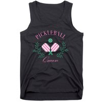 Funny Pickleball Paddle Pickleball Queen Dink Retro Vintage Tank Top