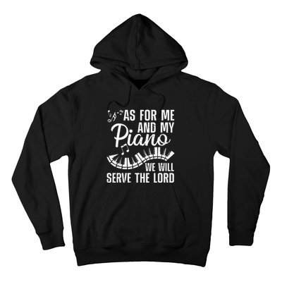 Funny Piano Player Art For Wo Pianist Piano Teacher Hoodie