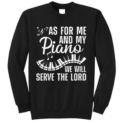 Funny Piano Player Art For Wo Pianist Piano Teacher Sweatshirt