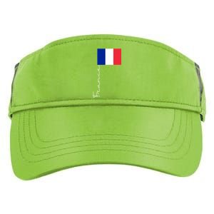 France Patriotic Pole Signature Flag Gift Adult Drive Performance Visor