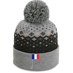 France Patriotic Pole Signature Flag Gift The Baniff Cuffed Pom Beanie