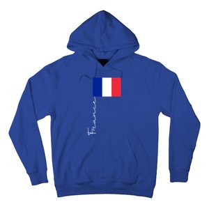 France Patriotic Pole Signature Flag Gift Hoodie