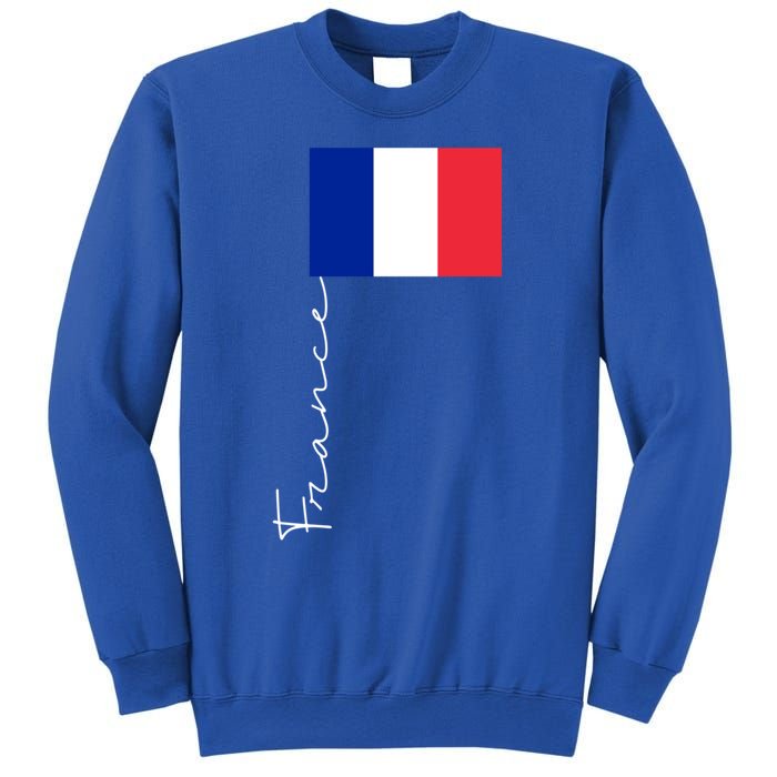 France Patriotic Pole Signature Flag Gift Sweatshirt