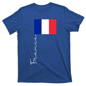 France Patriotic Pole Signature Flag Gift T-Shirt