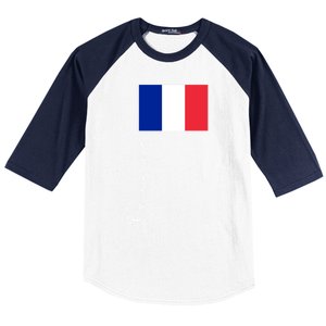 France Patriotic Pole Signature Flag Gift Baseball Sleeve Shirt