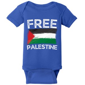 Free Palestine Palestine Flag Free Gaza Arabic Liberators Gift Baby Bodysuit