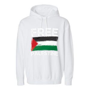 Free Palestine Palestine Flag Free Gaza Arabic Liberators Gift Garment-Dyed Fleece Hoodie