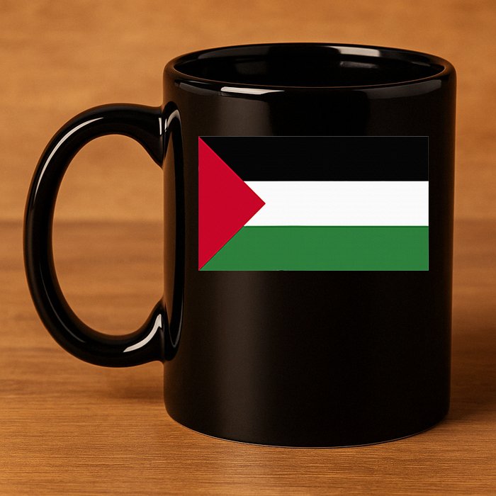 Free Palestine Palestine Flag 11oz C Handle Ceramic Mug