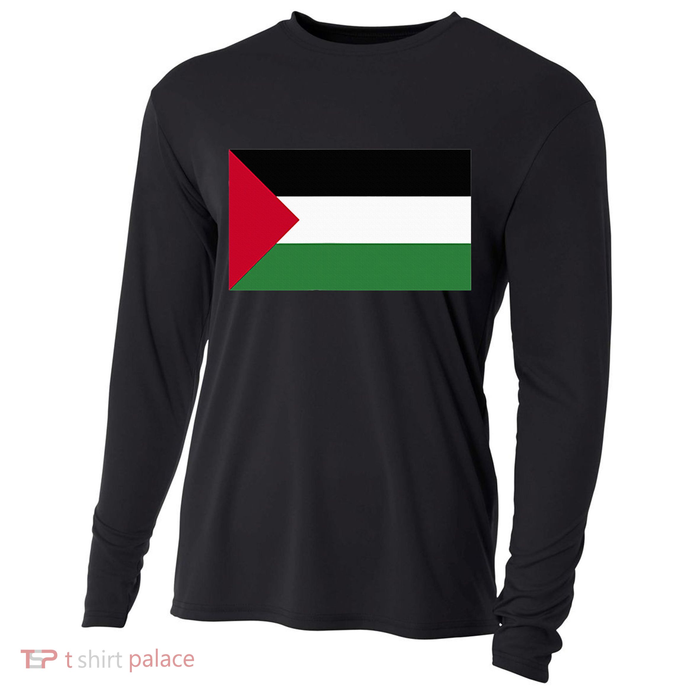 Free Palestine Palestine Flag Cooling Performance Long Sleeve Crew