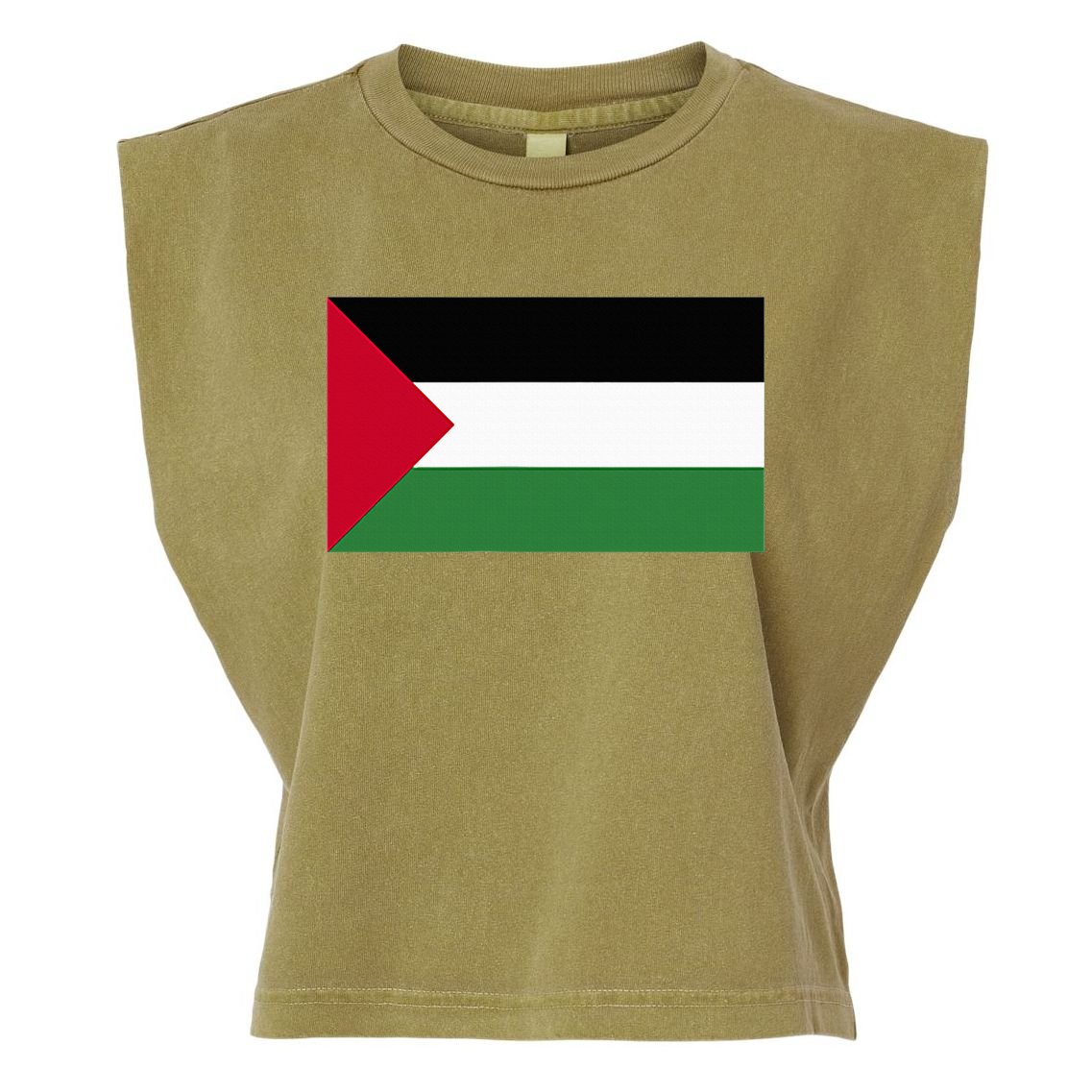 Free Palestine Palestine Flag Garment-Dyed Women's Muscle Tee