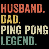 Funny Ping Pong Husband Dad Table Tennis Legend Vintage Backpack