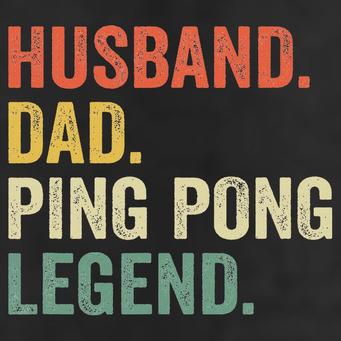 Funny Ping Pong Husband Dad Table Tennis Legend Vintage Beanie