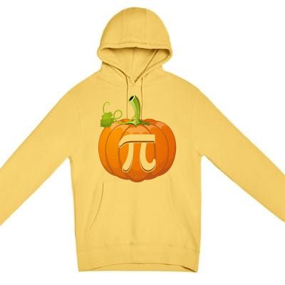 Funny Pumpkin Pie Math Teacher Halloween Thankgiving Pi Day Cute Gift Premium Pullover Hoodie