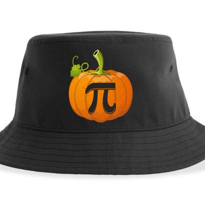 Funny Pumpkin Pie Math Teacher Halloween Thankgiving Pi Day Cute Gift Sustainable Bucket Hat