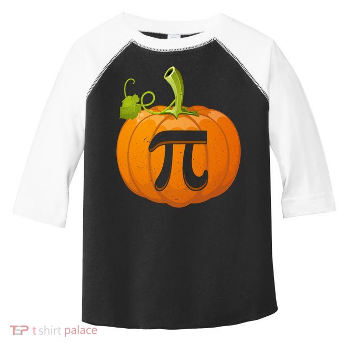 Funny Pumpkin Pie Math Teacher Halloween Thankgiving Pi Day Cute Gift Toddler Fine Jersey T-Shirt