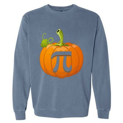 Funny Pumpkin Pie Math Teacher Halloween Thankgiving Pi Day Cute Gift Garment-Dyed Sweatshirt