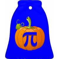 Funny Pumpkin Pie Math Teacher Halloween Thankgiving Pi Day Cute Gift Ceramic Bell Ornament