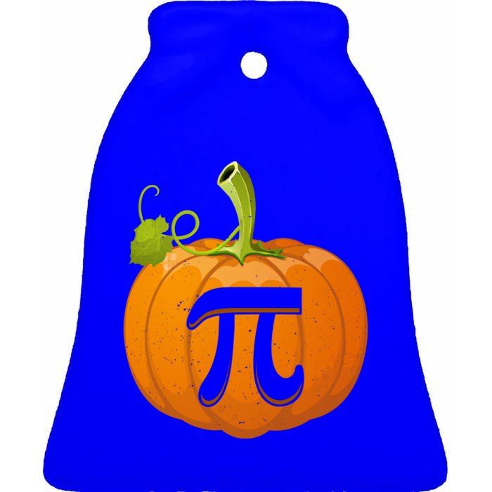 Funny Pumpkin Pie Math Teacher Halloween Thankgiving Pi Day Cute Gift Ceramic Bell Ornament