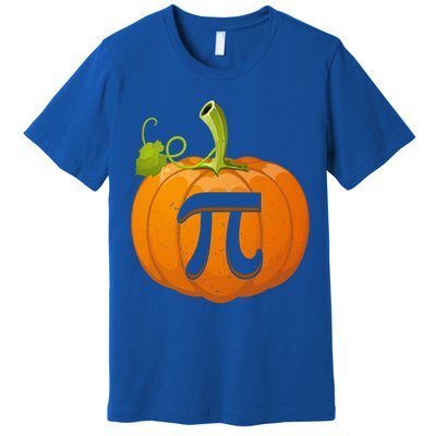 Funny Pumpkin Pie Math Teacher Halloween Thankgiving Pi Day Cute Gift Premium T-Shirt