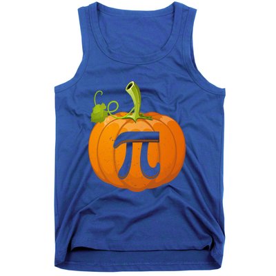 Funny Pumpkin Pie Math Teacher Halloween Thankgiving Pi Day Cute Gift Tank Top