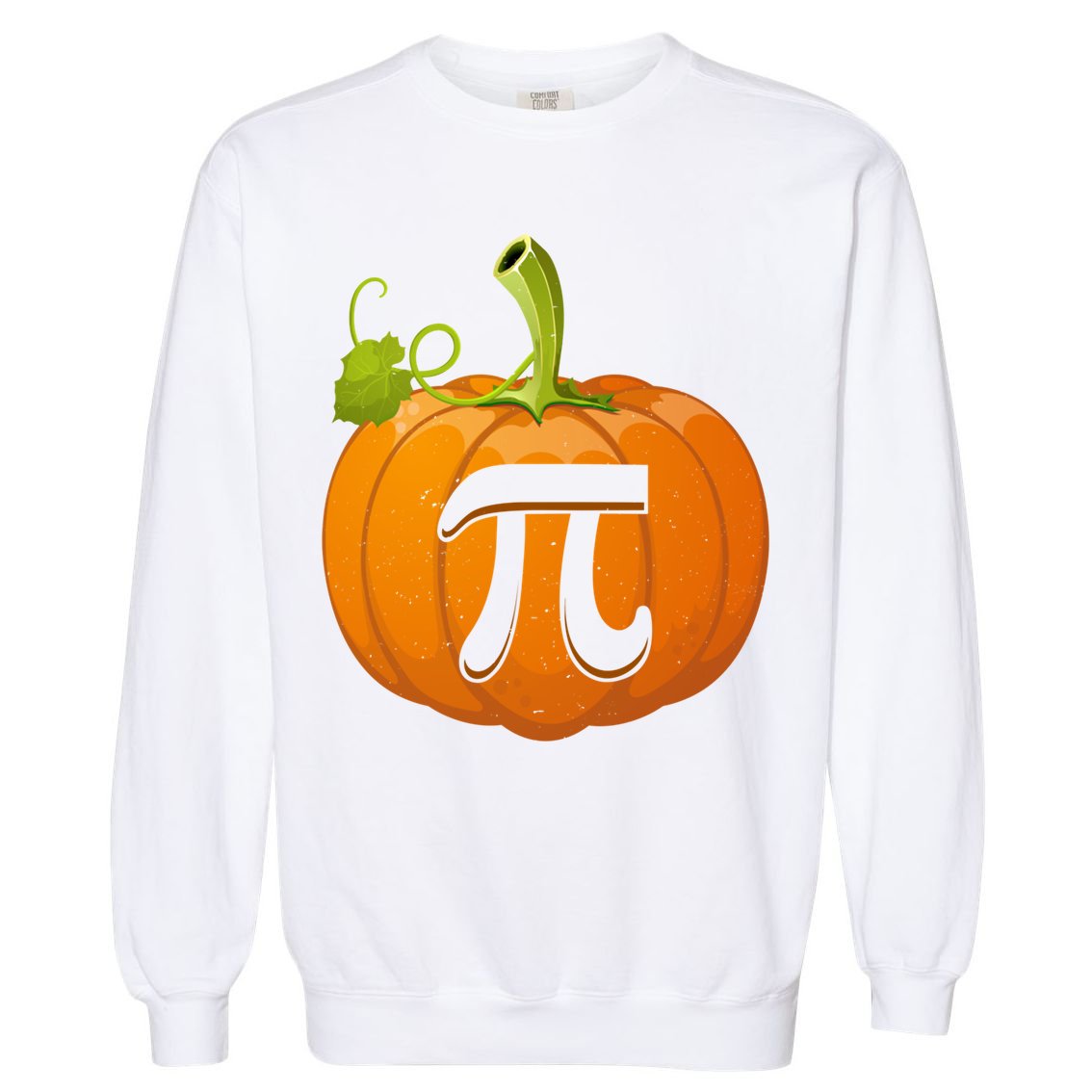 Funny Pumpkin Pie Math Teacher Halloween Thankgiving Pi Day Cute Gift Garment-Dyed Sweatshirt