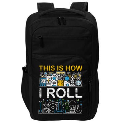 Funny Physicist Physics Sweatshirt Impact Tech Backpack