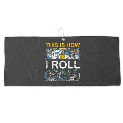Funny Physicist Physics Sweatshirt Large Microfiber Waffle Golf Towel