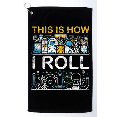 Funny Physicist Physics Sweatshirt Golf Towel
