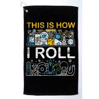 Funny Physicist Physics Sweatshirt Golf Towel