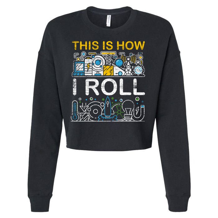 Funny Physicist Physics Sweatshirt Cropped Pullover Crew