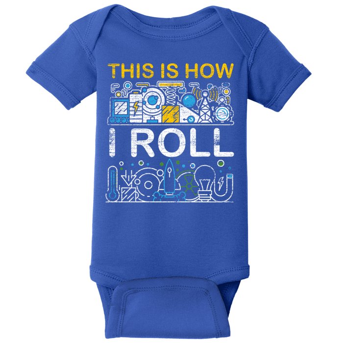 Funny Physicist Physics Sweatshirt Baby Bodysuit