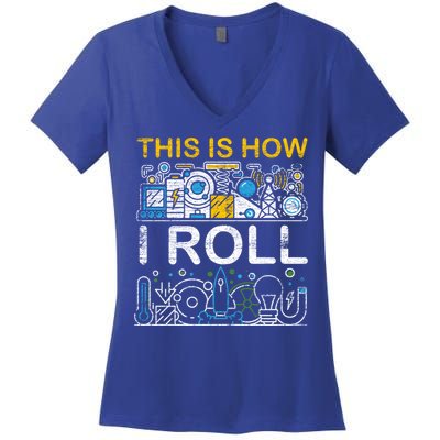Funny Physicist Physics Sweatshirt Women's V-Neck T-Shirt