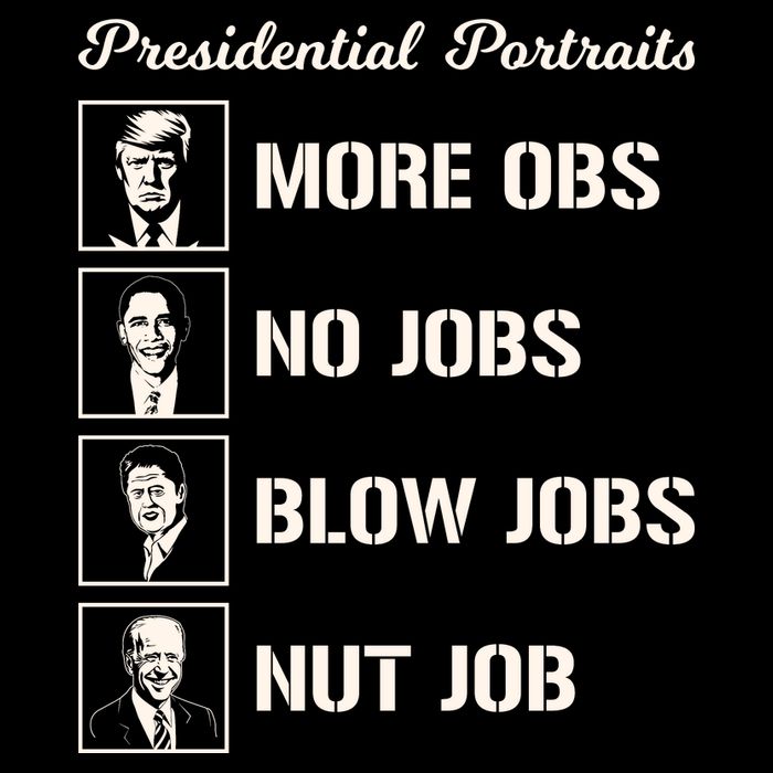 Funny Presidential Portraits Trump More Jobs Backpack