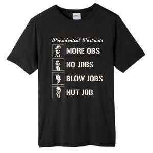 Funny Presidential Portraits Trump More Jobs Tall Fusion ChromaSoft Performance T-Shirt