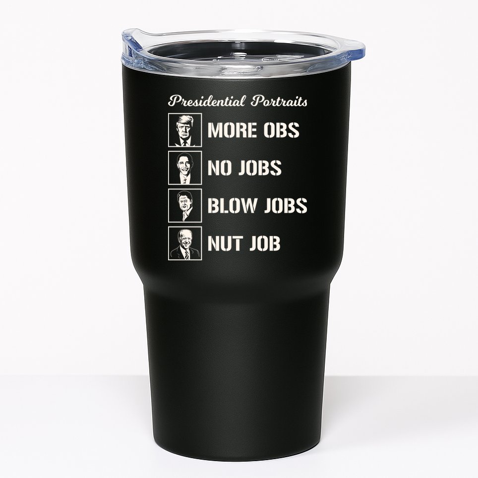 Funny Presidential Portraits Trump More Jobs Tumbler