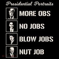 Funny Presidential Portraits Trump More Jobs Premium T-Shirt