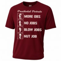 Funny Presidential Portraits Trump More Jobs Performance Shirt